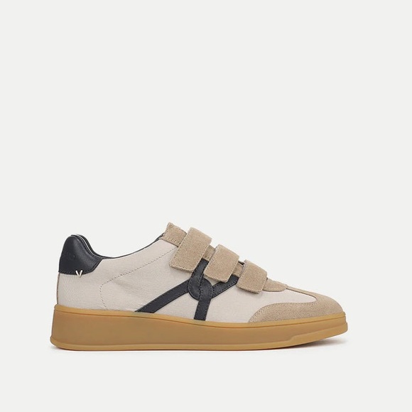 Veronica Beard Women’s Reagan Sand/Eclipse Sneaker—10 - Picture 3 of 15